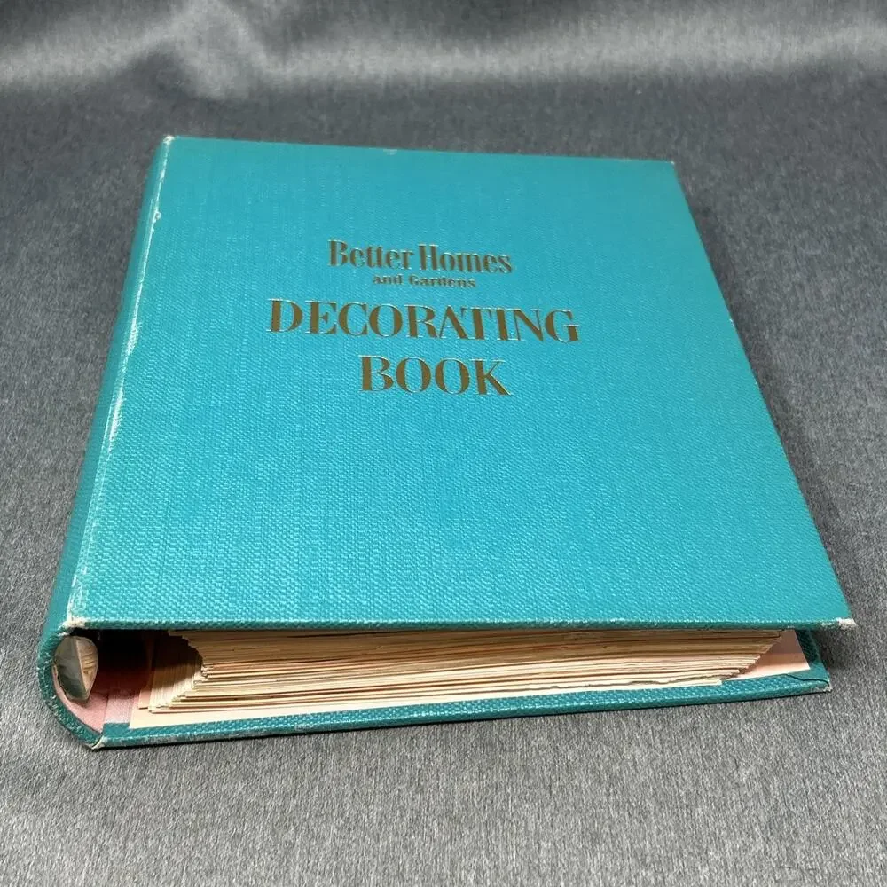 Vintage 1956 Better Homes and Gardens Decorating Book 1st Edition MCM Binder